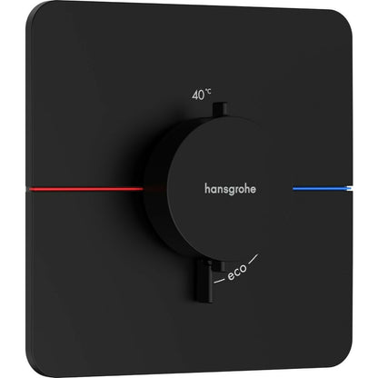 Thermostatic Shower Valve in Matte Black Hansgrohe ShowerSelect Comfort Q