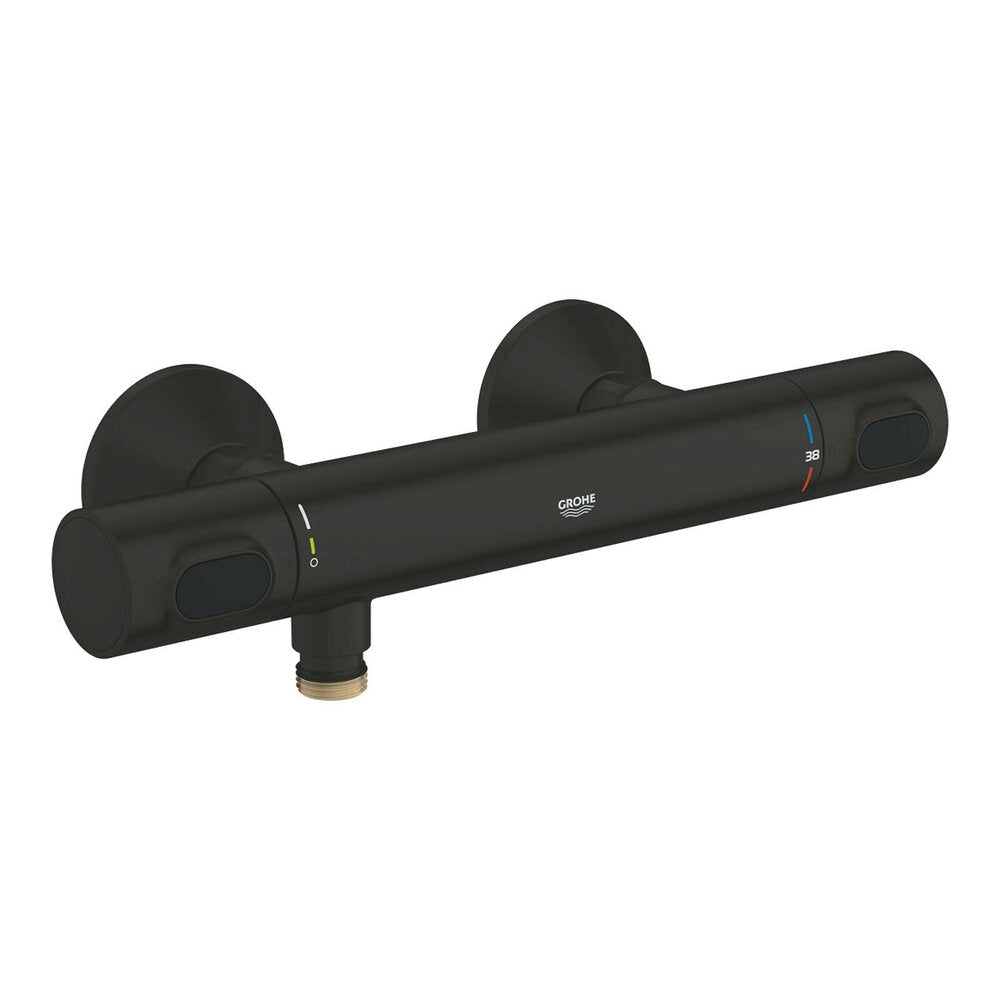 Термостатен душов смесител в черен мат Grohe Grohtherm 500