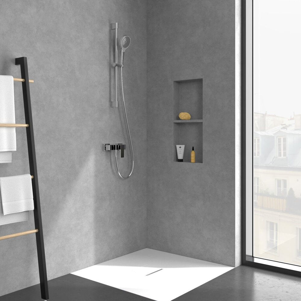 Смесител за душ Villeroy&Boch Architectura Square с един лост хром