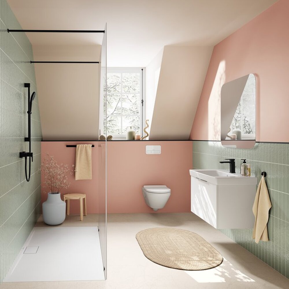 Смесител за душ Villeroy&Boch Architectura Square с една ръкохватка черен мат