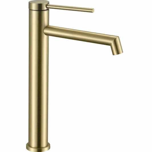 Rea Foss Brushed Gold High Basin Faucet