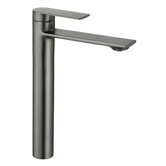 High Basin Mixer Brushed Gray Rea Storm