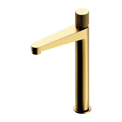 High Basin Mixer Omnires Contour Brushed Gold