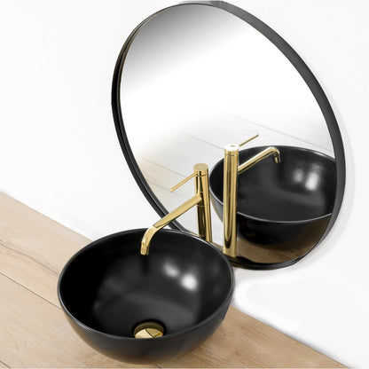 Rea Lugano High Basin Mixer in Glossy Gold