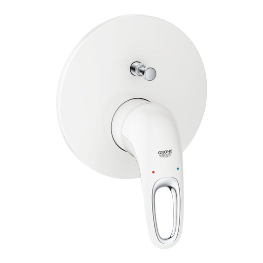 Grohe Eurostyle Built-in Bathtub - Shower Mixer White Matte 2 Outputs