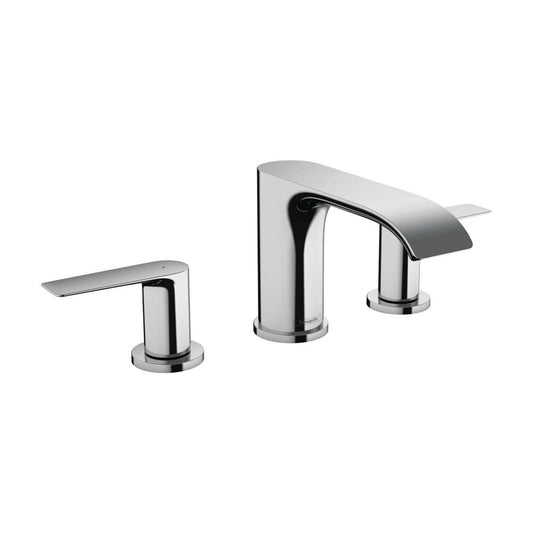 Батерия за мивка Hansgrohe Vivenis 90 с 3 елемента и вентил Pop-Up хром лъскав