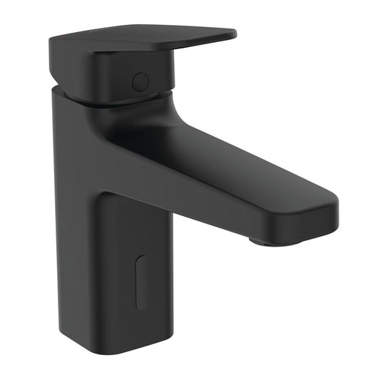 Electronic washbasin mixer Ideal Standard Ceraplan matte black with Click-Clack drain