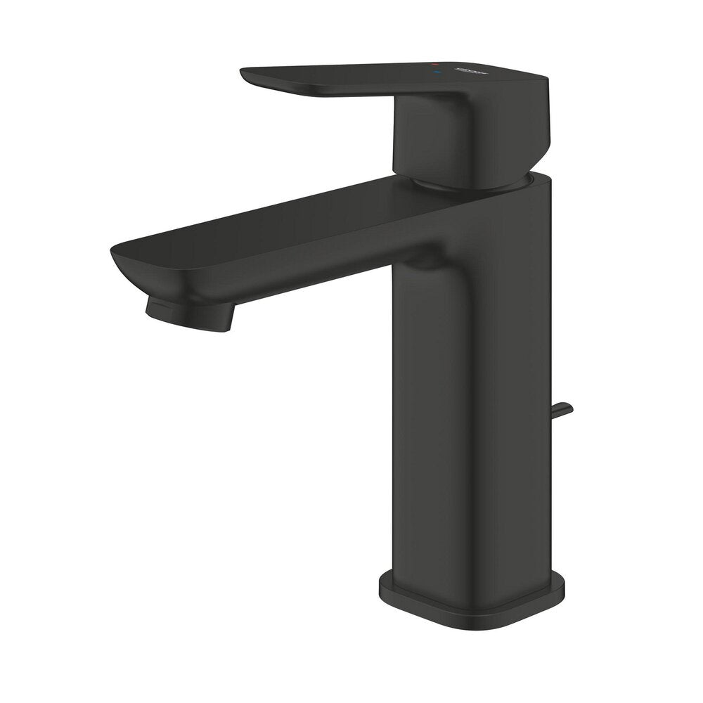 Смесител за мивка Grohe Cubeo M с един лост, матово черно покритие с Pop-Up вентил