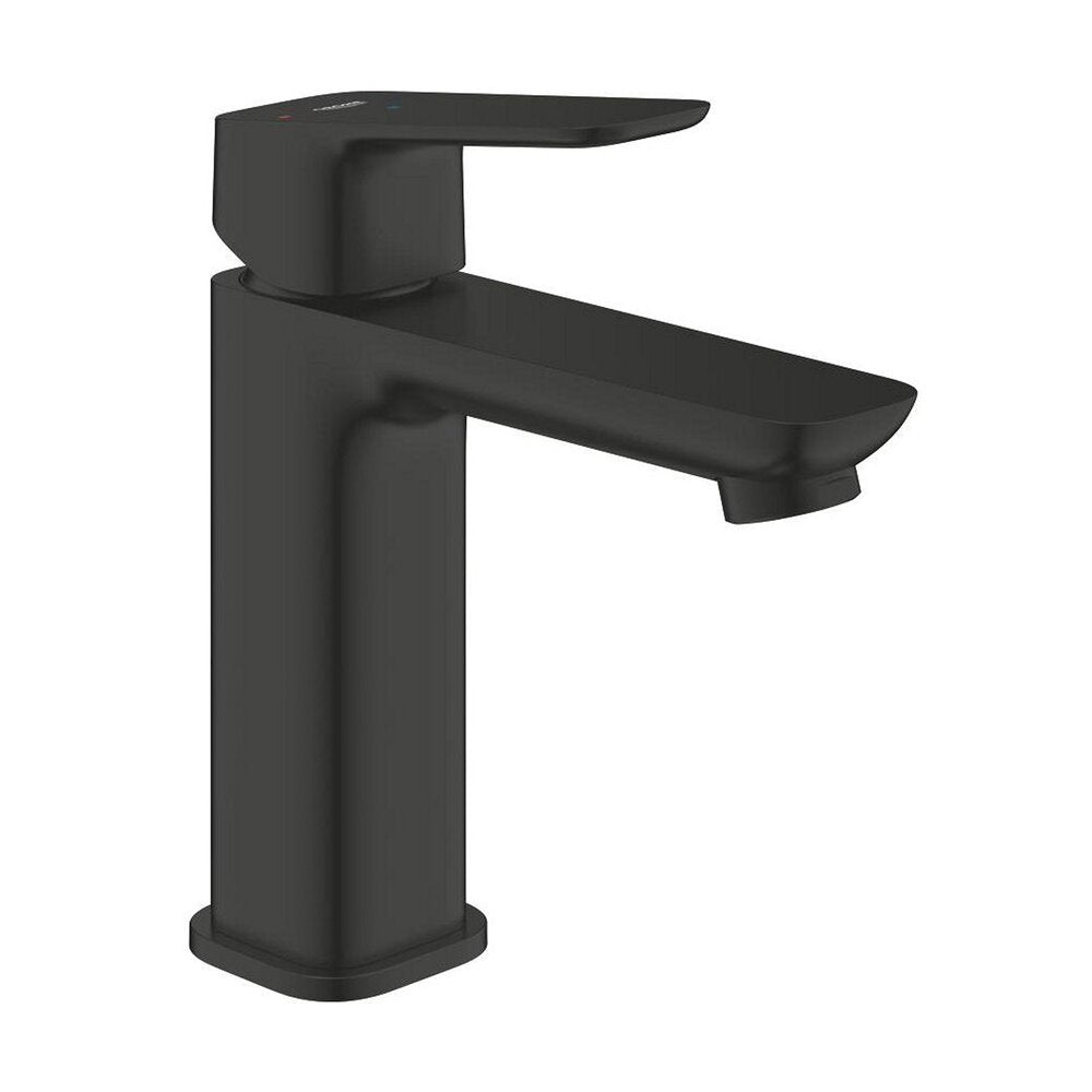 Смесител за мивка Grohe Cubeo M с един лост, матово черно покритие и Push-Open вентил