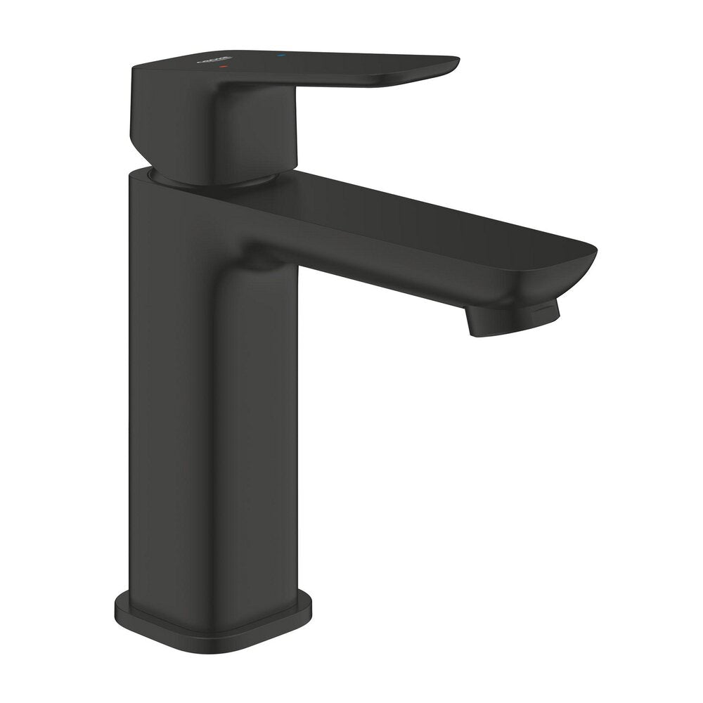 Смесител за мивка Grohe Cubeo M с един лост, матово черно покритие без вентил