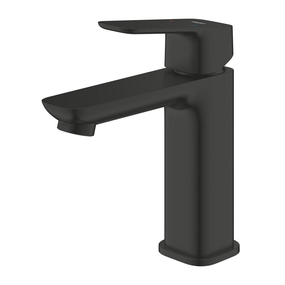 Смесител за мивка Grohe Cubeo M с един лост, матово черно покритие без вентил