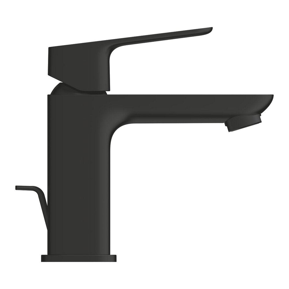 Смесител за мивка Grohe Cubeo S с един лост, матово черно покритие и Pop-Up вентил