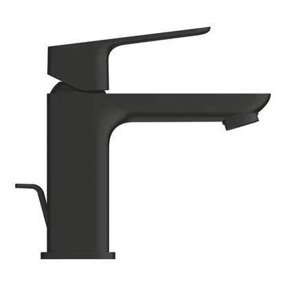 Смесител за мивка Grohe Cubeo S с един лост, матово черно покритие и Pop-Up вентил