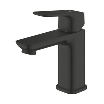 Смесител за мивка Grohe Cubeo S с един лост, матово черно покритие и Push-Open вентил