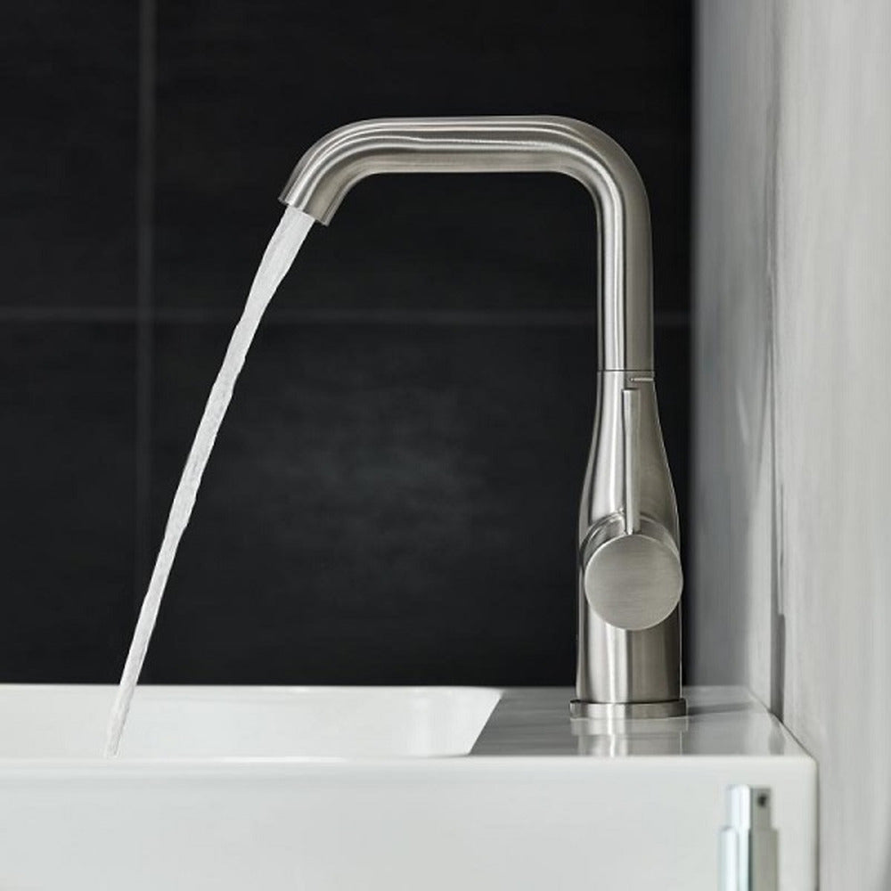 Смесител за умивалник Grohe Essence L с Pop-Up вентил, хром Supersteel