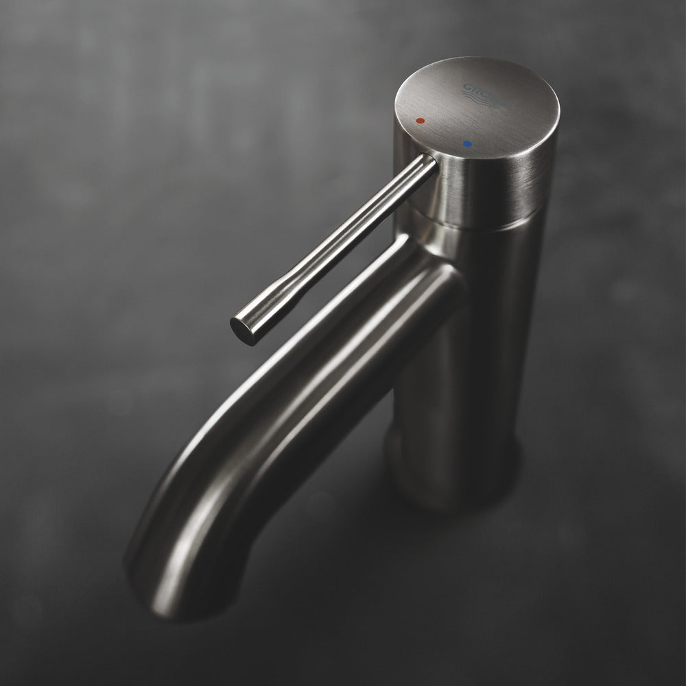 Смесител за мивка Grohe Essence S с една ръкохватка антрацит мат Hard Graphite