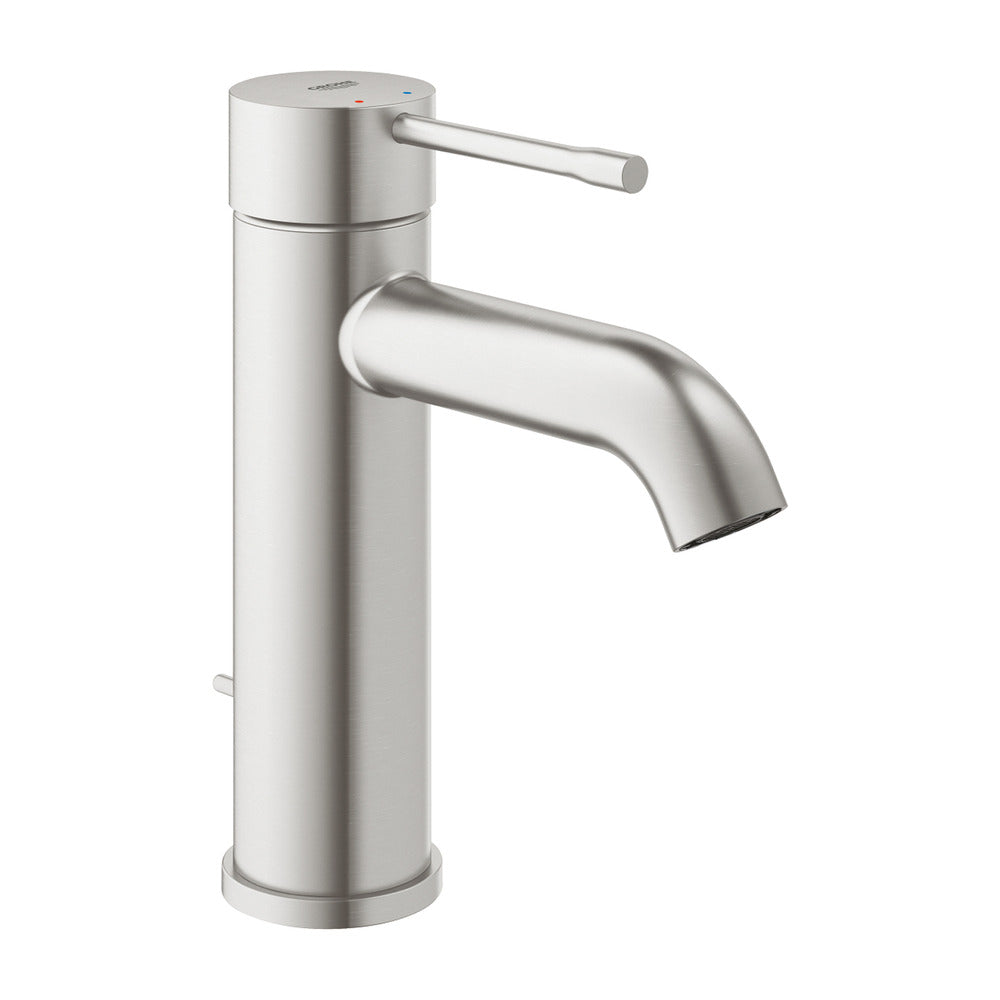 Смесител за умивалник Grohe Essence S с един лост хром мат Supersteel