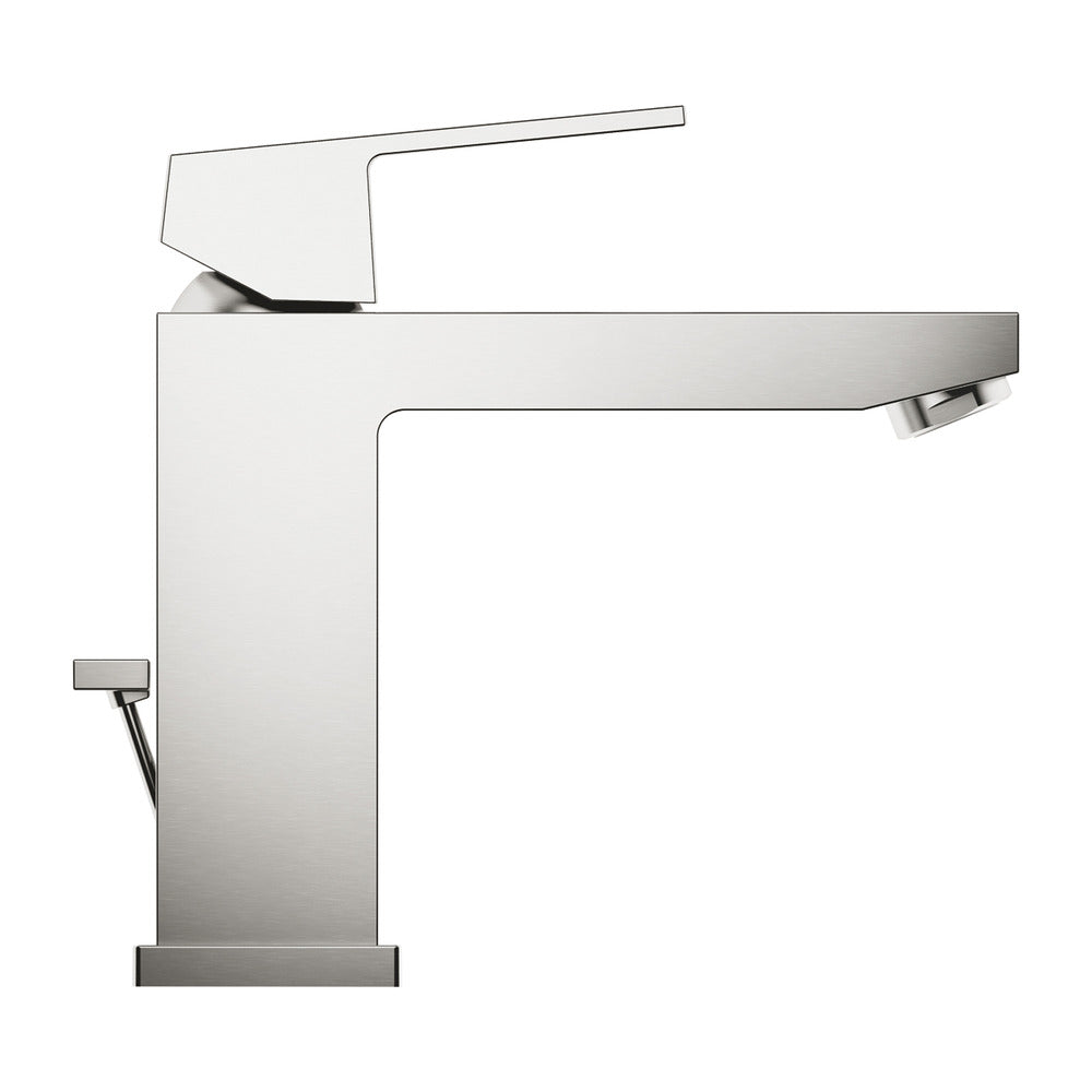 Смесител за мивка Grohe Eurocube M хром мат Supersteel с Pop-Up вентил