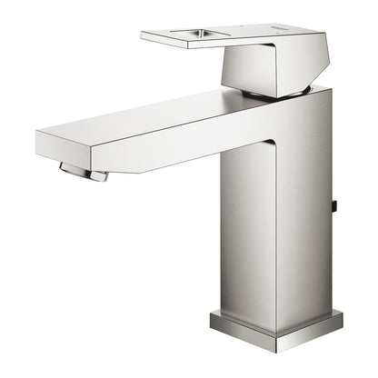Смесител за мивка Grohe Eurocube M хром мат Supersteel с Pop-Up вентил