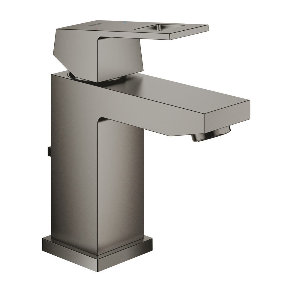 Смесител за мивка Grohe Eurocube S антрацит мат с Pop-Up клапа