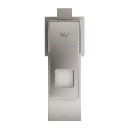 Батерия за мивка Grohe Eurocube S хромирана Supersteel с вентил Pop-Up