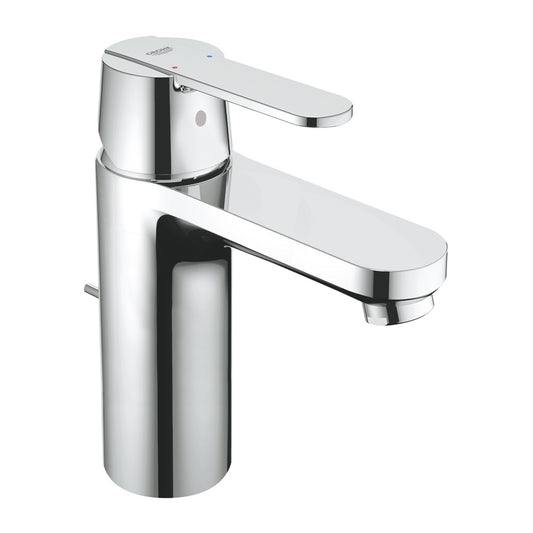 Grohe Get M Basin Mixer in Chrome with Waste
