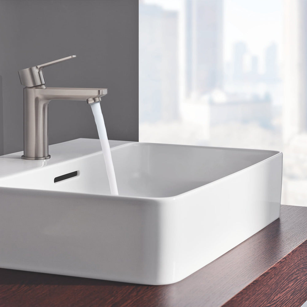 Миксер за мивка Grohe Lineare XS хромирана Supersteel с Pop-Up клапан
