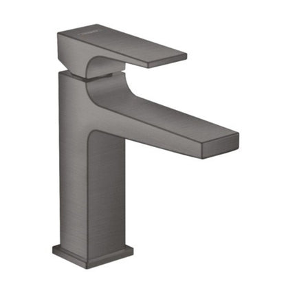 Hansgrohe Metropol 110 Sink Mixer with Push-Open Waste Black - Brushed Chrome