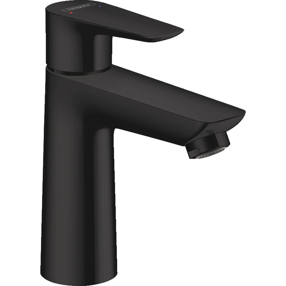 Hansgrohe Talis E 110 Basin Mixer with Matte Black Pop-Up Waste