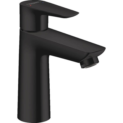 Hansgrohe Talis E 110 Basin Mixer with Matte Black Pop-Up Waste