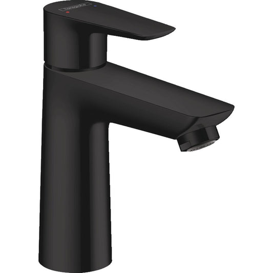 Hansgrohe Talis E 110 Basin Mixer with Matte Black Pop-Up Waste