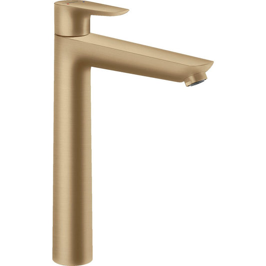 High Basin Mixer Hansgrohe Talis E 240 with Pop-Up Waste in Brushed Bronze