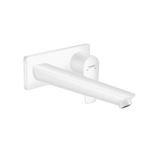 Hansgrohe Talis E 22.5 cm Wall-Mounted Basin Mixer in Matt White