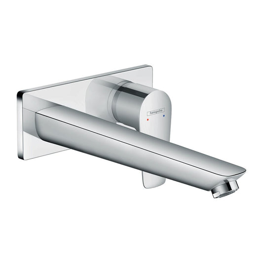 Hansgrohe Talis E 22.5 cm Chrome Wall-Mounted Basin Mixer