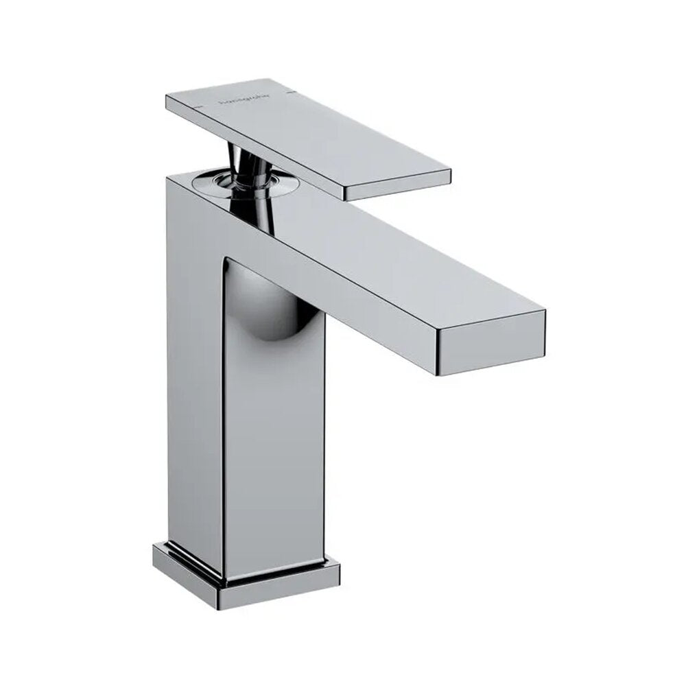 Смесител за мивка Hansgrohe Tecturis E EcoSmart+ с хромирано покритие и Pop-Up механизъм