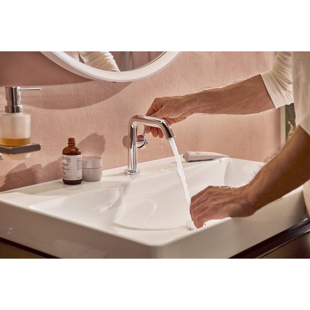 Смесител за умивалник Hansgrohe Tecturis S 110 Fine CoolStart EcoSmart+ хром