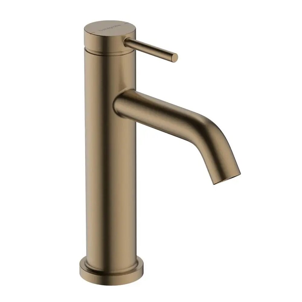 Смесител за мивка Hansgrohe Tecturis S EcoSmart+ с матово бронзово покритие и Pop-Up клапан