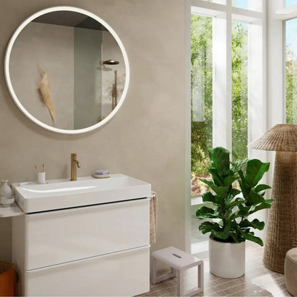 Смесител за мивка Hansgrohe Tecturis S EcoSmart+ с матово бронзово покритие и Pop-Up клапан