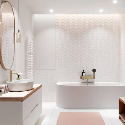 Смесител за мивка Hansgrohe Tecturis S EcoSmart+ с матово бронзово покритие и Pop-Up клапан