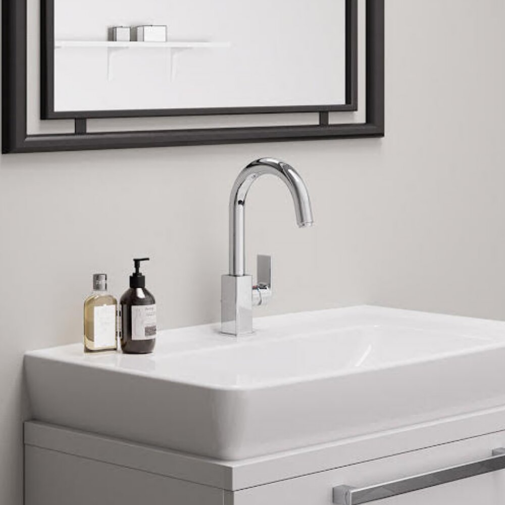 Hansgrohe Vernis Shape Chrome Sink Faucet with Pop-Up Waste
