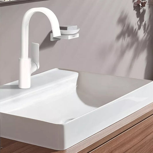 Смесител за мивка Hansgrohe Vivenis 210 с въртящ се чучур матово бяло