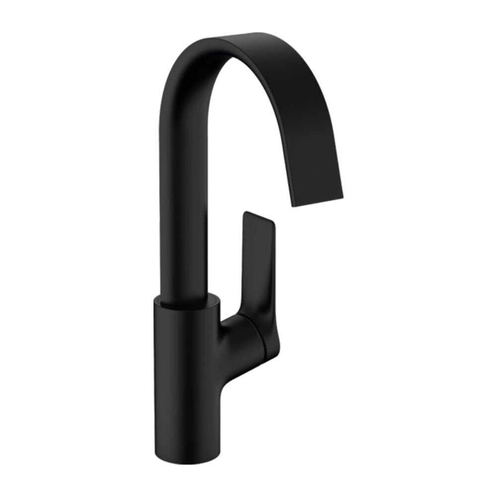Смесител за мивка Hansgrohe Vivenis 210 с един лост черен мат с Pop-Up клапа