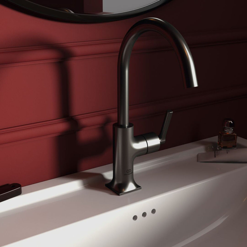 Смесител за мивка Ideal Standard Atelier Joy Neo магнитно сиво