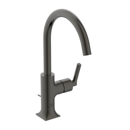 Смесител за мивка Ideal Standard Atelier Joy Neo Magnetic Grey с вентил