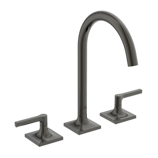 Смесител за мивка Ideal Standard Atelier Joy Neo сив Magnetic Grey двойно управление ръкохватка тип лост