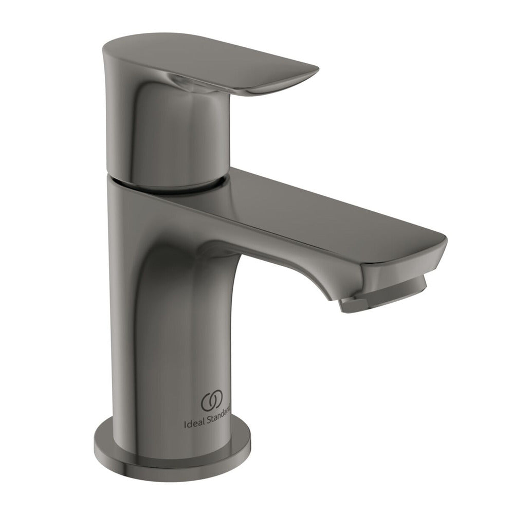 Ideal Standard Connect Air Pillar Basin Mixer for Cold Water Magnetic Grey