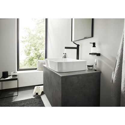Висока батерия за умивалник Hansgrohe Finoris 260 с Push-Open черен мат