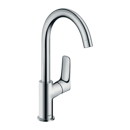 Hansgrohe Logis Chrome Sink Faucet with Swivel Spout