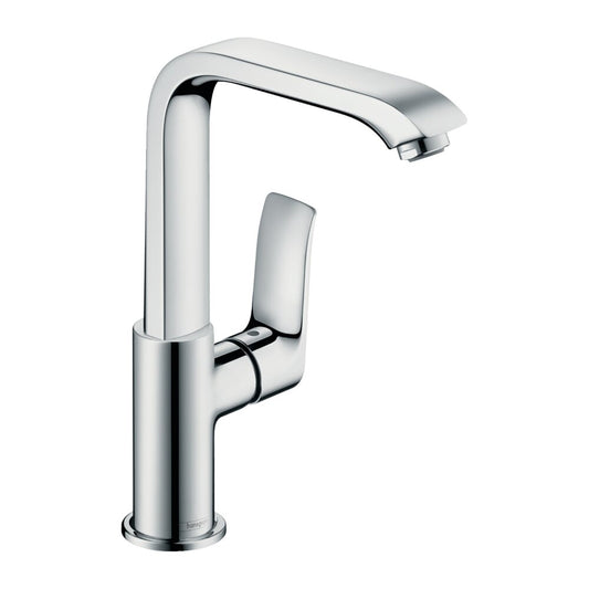 Hansgrohe Metris 230 High Basin Mixer Chrome with Pop-Up Waste