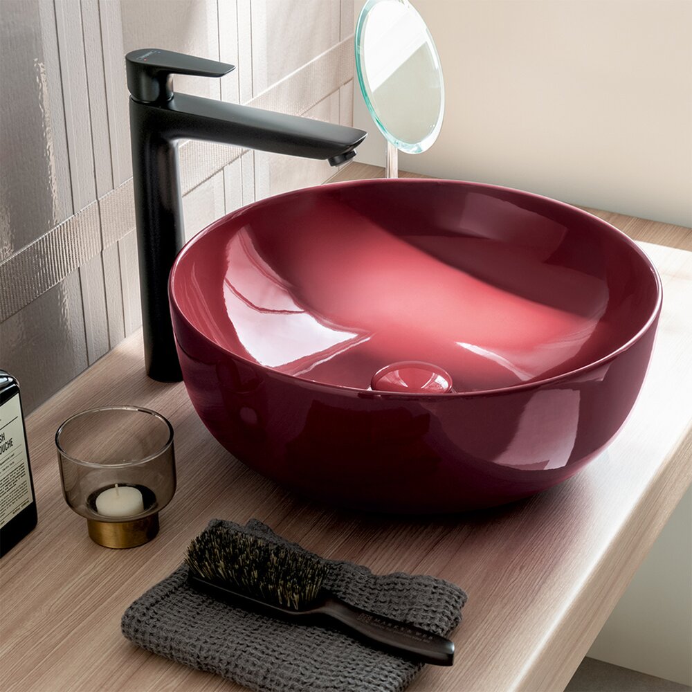 Висока смесителна батерия за мивка Hansgrohe Talis E 240 без вентил черен мат